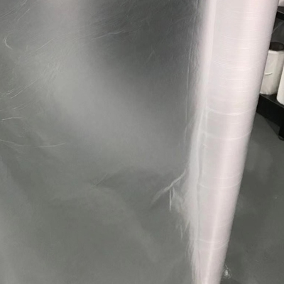 Filme da construção do polietileno do HDPE do mícron 0.001mm do branco 10 do leite
