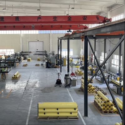 Película de revestimento de HDPE amarelo de 70 um para catadores de algodão CP770