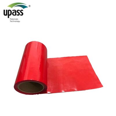 Filme de Liberação de Silicone DS Revestido em Silicone Vermelho com Cura UV para Fitas de Espuma