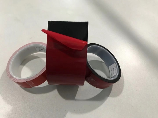 Forro de liberação revestido do silicone do HDPE do filme da liberação do HDPE da cor vermelha para fitas da espuma