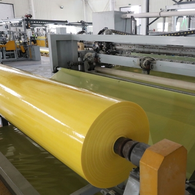 Película de revestimento de HDPE amarelo de 70 um para catadores de algodão CP770