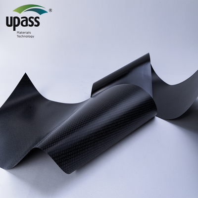 Material de superfície plástica de filme laminado cruzado de HDPE para membrana de impermeabilização de cobertura de betume modificado por polímero autoadesivo