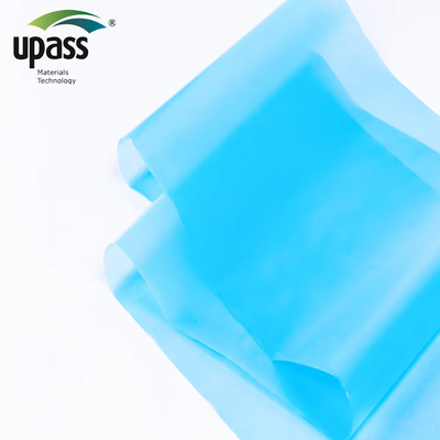 Película de liberação de silicone PE azul para rolo de fita de alumínio