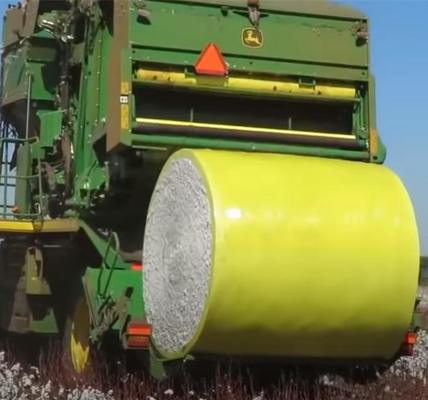 High and Low Temperature Resistant Puncture Resistant High Elongation Cotton Bale Wrap Film for Cotton Packaging