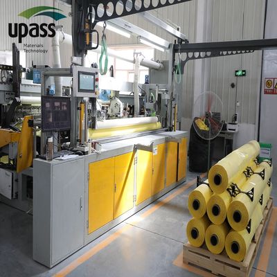 Bright Yellow Protective Plastic Self-Adhesive Cotton Bale Wrap Film for Cotton Packing
