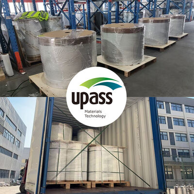 Película de liberação de polipropileno cinza claro 50MIC para membrana impermeável e forro de liberação revestido com silicone