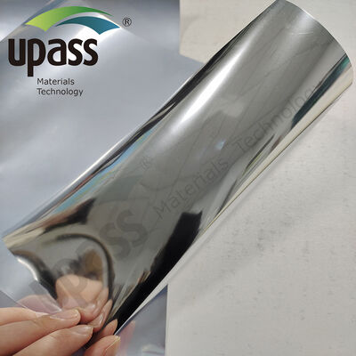 Material de isolamento de largura personalizada resistente à umidade suave VMPET composto PET metalizado PE PET laminado filme em rolos selados por calor