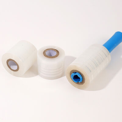 18 polegadas 20 microns filme de alongamento LLDPE plástico macio filme de embalagem mão e máquina uso largura PE material de fundição processado