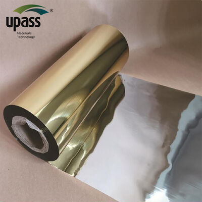 Bestseller High Quality Food Grade BOPP Roll Films Red & Silver Aluminum-Metalized BOPP Laminating Films Soft & Waterproof