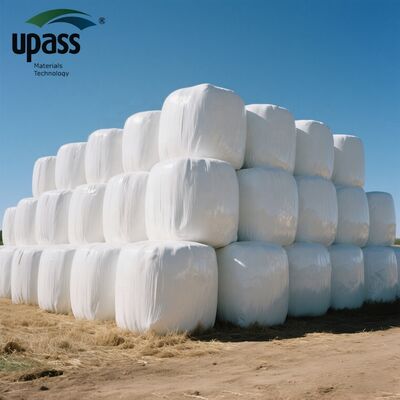 30-Inch (75cm) 5-Layer Moisture-Proof Waterproof LLDPE Agricultural Silage Film Blow Molding Cutting Opaque Wrapping Hay Bale