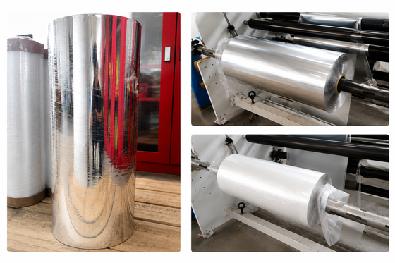 150 μm VMPET Filtro laminado em alumínio PET para isolamento de contentores de transporte e proteção contra a umidade