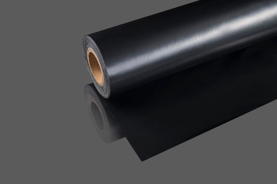 90 rolo de filme do HDPE da estabilidade 0.09mm do preto do mícron