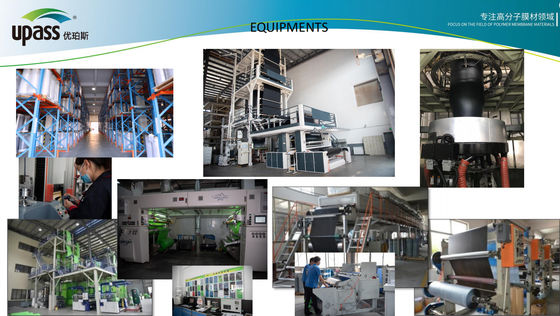 Película HDPE laminada não deslizante para desempenho confiável em larguras de 100 mm-1100 mm
