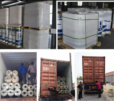 Película HDPE laminada não deslizante para desempenho confiável em larguras de 100 mm-1100 mm