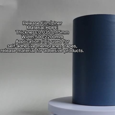 Filme de polietileno gravado revestido Waterproofing do forro de liberação do silicone do betume